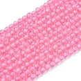 thumbnail image 4 of 3Strand Glass Beads Strands Imitation Quartz Faceted Round Pearl Pink 2mm Hole: 0.5mm 175pcs/strand 14.9 inch(38cm) DIY DIY, 4 of 4