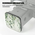 thumbnail image 3 of Hitch Cover Fits For 2-Inch Hitch,White Background With Eucalyptus Leaves Hanging Down In The Foregroundrubber Trailer Hitch Cover Tube Plug Insert,Car Exterior Accessories, Receiver Tube Hitch Plug, 3 of 6