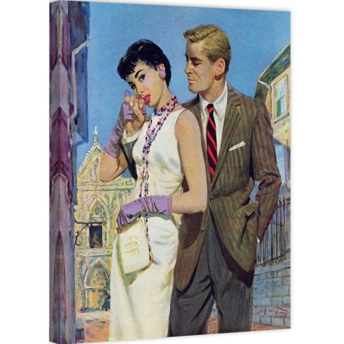 Marmont Hill "The Lady Had an Angle" by Coby Whitmore Painting Print on Canvas