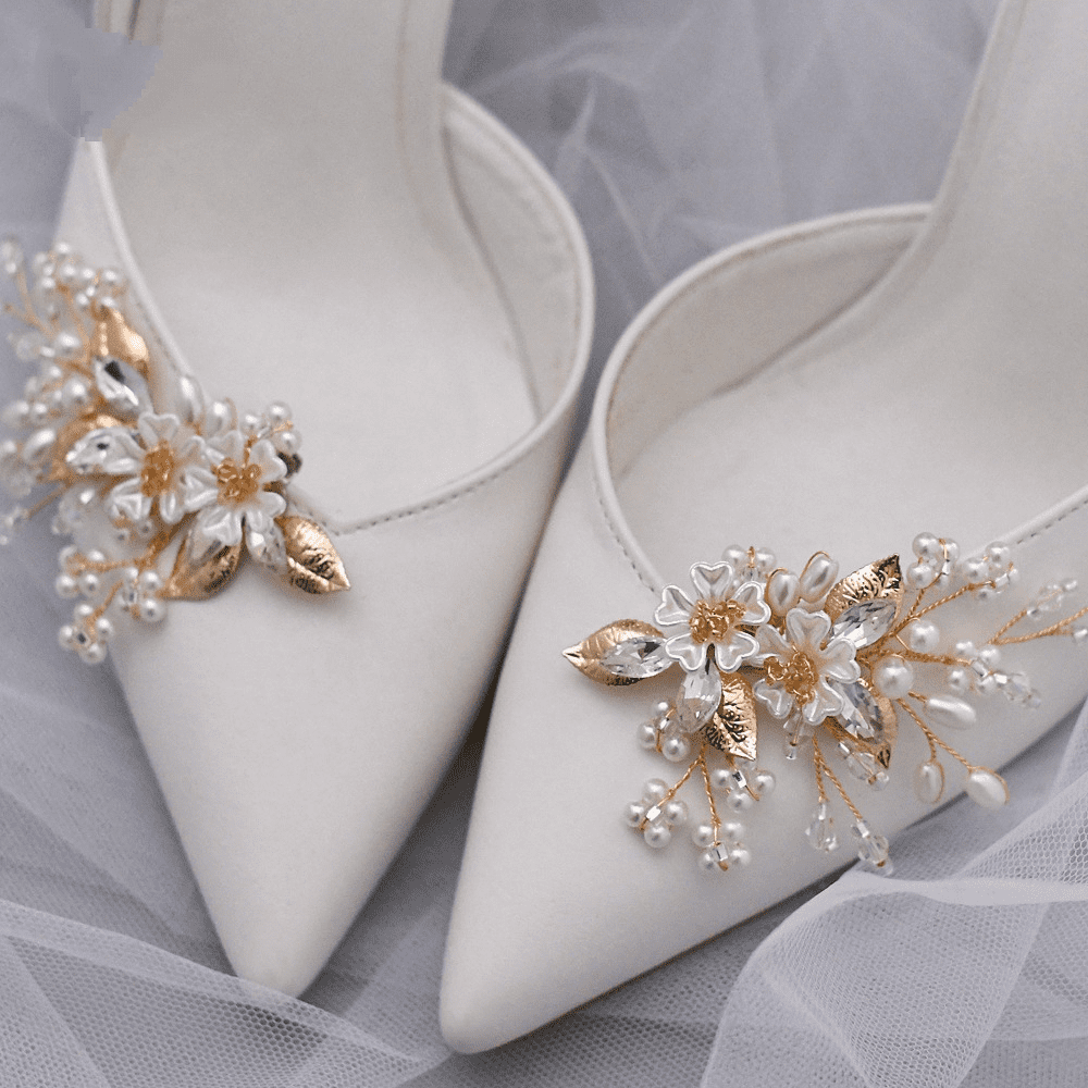 Rhinestone DIY Shoe Clip Bridal Shoes Buckle – Worn To Love