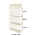 thumbnail image 4 of Unique Bargains 1 Pc Three-dimensional Triple Layer Shoes Dust Cover Dustproof Shoes Dust Protection Bag Beige, 4 of 5