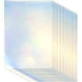 thumbnail image 1 of wqlpp-® 20 Sheets Printable Holographic Stickers A4 Size Rainbow Vinyl Sticker Paper Dries Quickly Waterproof for Inkjet/Laser Printer (210 x 297 mm), 1 of 4