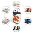 thumbnail image 5 of Picia Vintage Cowboy On A Bronco Horse Laundry Basket With Handles Laundry Hamper Toys Storage Organizer Foldable Bucket Washing Bin Dirty Clothes Bag For Home Bathroom Bedroom Dorm, 5 of 6