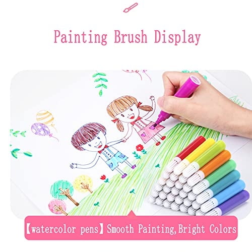 208 PCS Art Supplies, DLUCKY Kit de dibujo para niños y adultos Juego de arte con caballet DLUCKY DLUCKY