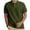 Green, variant on Young Men T Shirts Mens Tops Dressy Casual Short Sleeve Animal Print Blouses for Men Drop Shoulder Longline