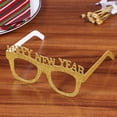 thumbnail image 6 of Raindrops Golden Glitter Eyeglasses for Party Decoration Paper Material One Size Fits Most 9 8 x 7 1 x 1 18 inch, 6 of 8