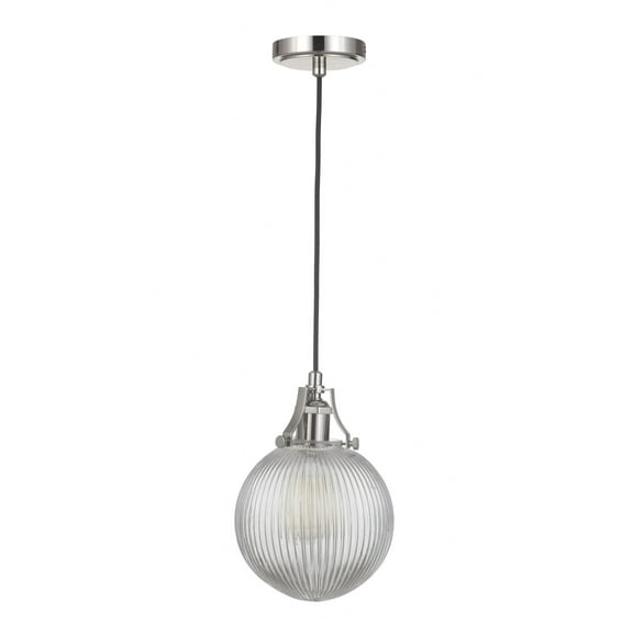 P832PLN1-C Craftmade Lighting State House - One Light Mini Pendant with Cord - 7.75 inches wide by 11.25 inches high-Polished Nickel Finish