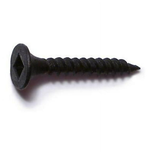 #6 x 1" Black Phosphate Square Drive Bugle Head Drywall Screws (100 pcs.)