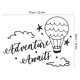 thumbnail image 3 of Adhesivo De Pared Con Dibujos De Nubes Y Globos, Papel De Pared Extraíble, Decoración Del Hogar Para Sala De Estar, 3 of 7
