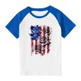 thumbnail image 7 of MKOSPLRT USA Shirts Toddler American Flag Shirts Short Sleeve American Flag Shirts Crew Neck Raglan Tshirts Stars Stripes Graphic Tees, 7 of 7