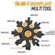 thumbnail image 4 of Regalos para hombres: herramienta multiusos con forma de copo de nieve 18 en 1, gadgets para hombres, regalos de Navidad, herramienta genial, pequeño obsequio para hombres, papá (paquete de 2), 4 of 6