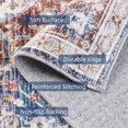 thumbnail image 4 of Boho Vintage Round Rug ft- Faux Wool Dreely Washable Area Rug Small Distressed Throw Rugs Floor Carpet for Door Mat Entryway Bedrooms Laundry (Round - ; Diameter Border ), 4 of 7
