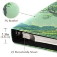 thumbnail image 4 of Leather Cover Photo Album 80 Pockets 4x6 Photos Bookshelf Picture Album Oak Tree and Person Walk, 4 of 9