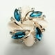 thumbnail image 4 of Joyería de disfraz para mujer Broche de flores para mujer Broche de cristal de moda Vint, 4 of 4