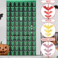 thumbnail image 5 of Cortinas de Halloween con diseño de murciélagos, cortinas para puerta con flecos de aluminio, cortina para puerta con decoración de murciélagos compatible con fiesta de Halloween, 5 of 5