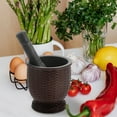 thumbnail image 3 of MasteelfCA 1 Set Garlic Press Spice Masher Multi-function Garlic Crush Pot Pestle for Kitchen, 3 of 8