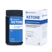 Prime Screen - Ketone Test Strips for ketosis levels & Low-Carb Diets - 100 Tests (USA Made)