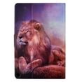 thumbnail image 3 of SaniMore for HD 10 & HD 10 Plus Tablet (11th Generation, 2021 Release) Case, PU Leather Wallet Flip Case Auto Wake/Sleep Card Slots Multiple Viewing Angles Full Wrap Protective Fashion Case, Lion, 3 of 7