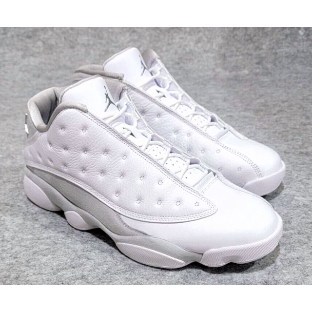 Ni - ke Ni - ke Air Jordan 13 Low Retro Pure Money 310810-100 Size 10.5 M