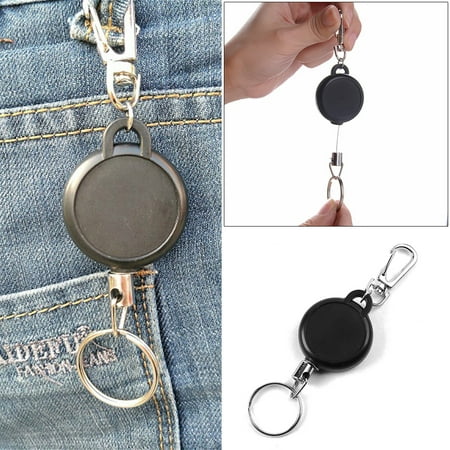 Comaie Retractable Metal Key Chain Innovative Stainless Steel Wire Rope ...