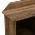 thumbnail image 4 of Walker Edison Corner TV Stand for TVs up to 55", Reclaimed Barnwood, 4 of 10