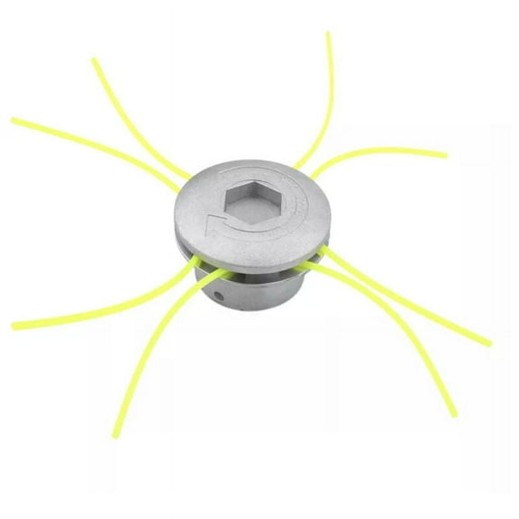Aluminum line head 4 lines universal edge trimmer head aluminum grass trimmer head mower head brush cutter head for garden lawn patio Superma