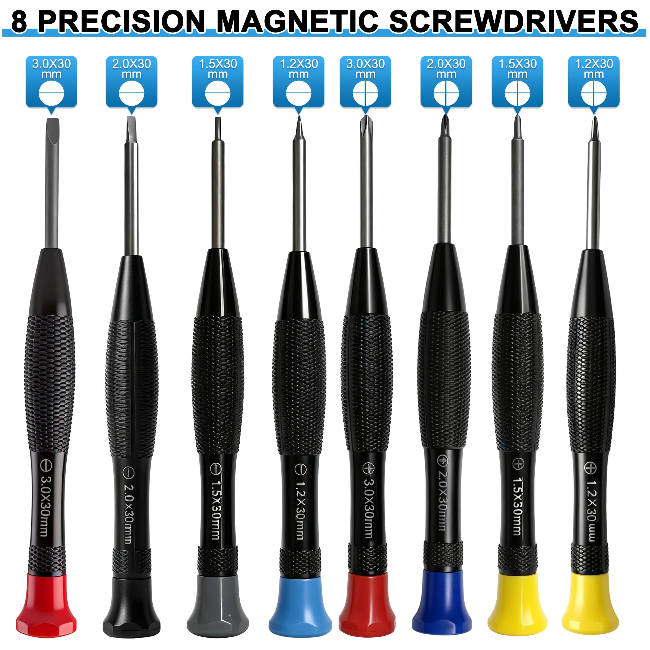 GARITIN Eyeglass Repair Kit with Precision Screwdrivers, Glasses Screws, Nose Pads & Tweezers, Professional Eyewear Repair Tool Set for Sunglasses, Eyeglasses & Spectacles