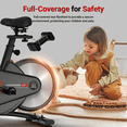thumbnail image 4 of HARISON Semi-Commercial Magnetic Exercise Bike with 400LBS Capacity, Indoor Cycling Bike with Bluetooth, Tablet Holder & Dumbbell Rack for Home Gym, 4 of 9