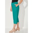 thumbnail image 3 of Catherines Women's Plus Size Suprema Elastic Waist Capri Pant (Petite Available), 3 of 6