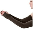 thumbnail image 3 of AWZXDE Gloves For Cold Weather Winter Knitted Long Arm Warmer Fingerless With Thumb Hole, 3 of 9