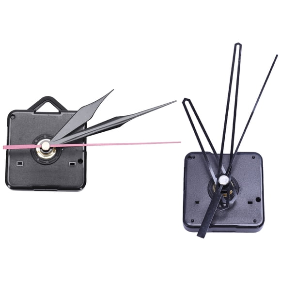 2Pcs Pendulum Movement Mechanism Quartz Clock Motor with Hands & Fittings Kit(118X97X62mm&14.5X13X8.5cm)