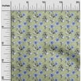 thumbnail image 2 of oneOone Cotton Silk Light Green Fabric Floral Sewing Material Print Fabric By The Yard 42 Inch Wide, 2 of 4