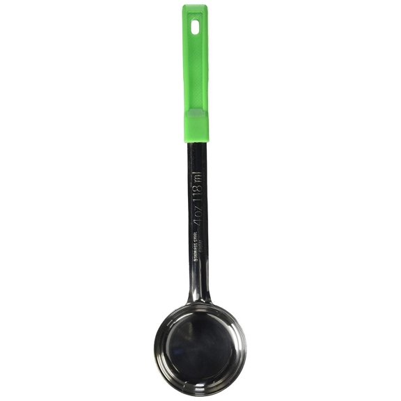 Winco 3 oz. Commercial Beige Solid Portion Spoon with Plastic Handle ...