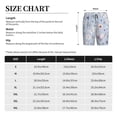 thumbnail image 5 of Haiem Blue Butterfly Men's Pajama Short with Soft Woven Cotton Elastic Waistband Sleep Short-Small, 5 of 9