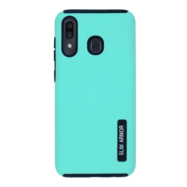 Funda new case doble capa mas vidrio templado para Samsung galaxy A20 | A30 Menta Atti New Case