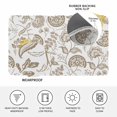 thumbnail image 3 of Khaki Farmhouse Door Mat Indoor Outdoor,Floral Floral Plant Leaf Vintage Spring Non Slip Welcome Mat with Rubber Backing,Absorbent Fabric Front Door Mats Entryway Rug for Home Patio Entrance 18"x30", 3 of 9
