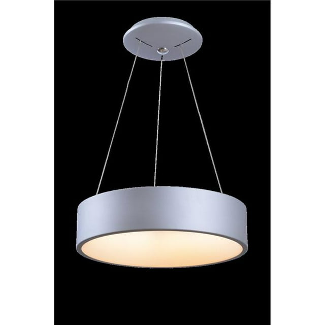 Kenroy Home 94103SIL Révolution 27 Watts LED Pendentif&44; Argent - 6,75 x 20,5 x 20,5 Po.