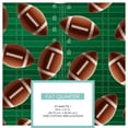 thumbnail image 2 of (2 pack) David Textiles 21" x 18" 100% Cotton Super Football Precut Sewing & Craft Fabric, Green|Brown, 2 of 8