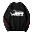 thumbnail image 4 of Chandail en Molleton à Col Rond Imprimé Rugby Automne Hiver pour Hommes, Chaud et Confortable, Mode Sans Capuche, Chandail Décontracté, 4 of 4