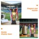 thumbnail image 3 of unbranded Trophy Cup Metal Dorado Para Competencias Con Base Estable Y, 3 of 8