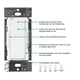 thumbnail image 3 of Interruptor de intensidad Lutron Maestro PRO LED+ Tap 250W blanco, 3 of 8