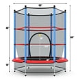 thumbnail image 2 of Kids Youth Jumping Round Trampoline Exercise W/ Safety Pad, 2 of 9
