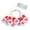 B, variante sur CEHVOM Décorations de Noël Extérieur Intérieur,Décorations de Noël pour la Maison,Décorations de Noël pour Arbre,Lumières à Cordes pour Poupées de Noël,Cloches,Bonhomme de Neige,Père Noël Bâton de Marche,Lumières Décoratives DEL