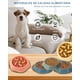 thumbnail image 3 of Plato de Comida Lenta Weeksun Azul Antideslizante para Perros Pequeños y Medianos, 3 of 7