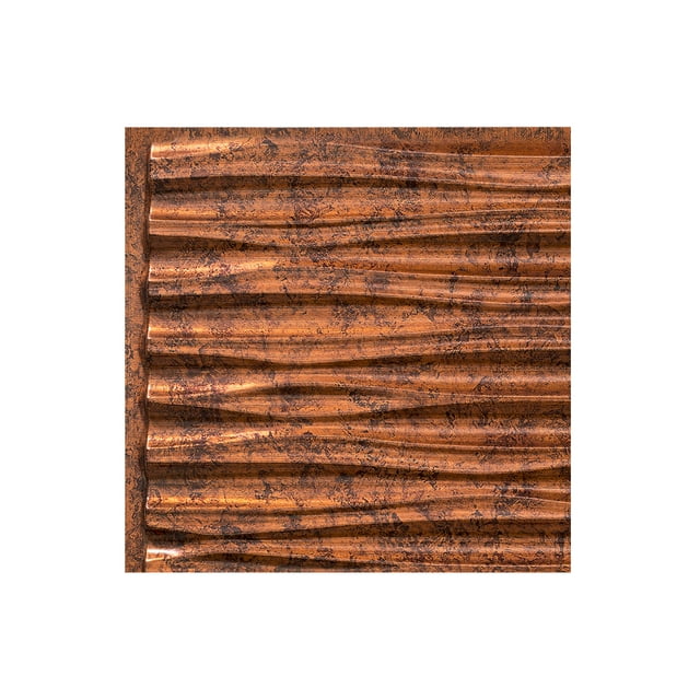 FASÄDE Easy Installation Dunes Moonstone Copper Wall Panel Sample (12" X 12" Sample)