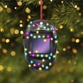 thumbnail image 5 of Personalized Welder Christmas Ornament - Double-Sided Customizable Hanging Decoration for Car Mirror and Festival Tree Display - H, 5 of 6