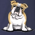 thumbnail image 3 of CafePress - Cute English Bulldog Long Sleeve Dark T Shirt - Long Sleeve Dark T-Shirt, 3 of 4