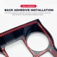 thumbnail image 2 of Panel de bisel de consola central rojo negro antiarañazos para Jeep Wrangler JK 2011-2017, 2 of 8