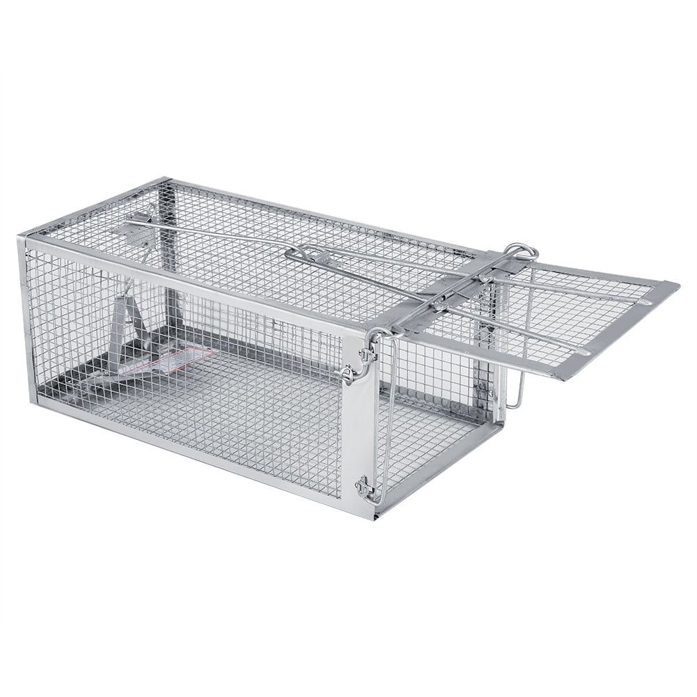 Live Humane Cage Trap for rat chipmunk mice rodent No Kill small animals 1 door 