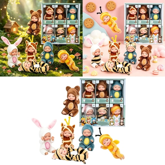 ?? Cute Dolls?? 6pcs Fairy Doll With Pajamas